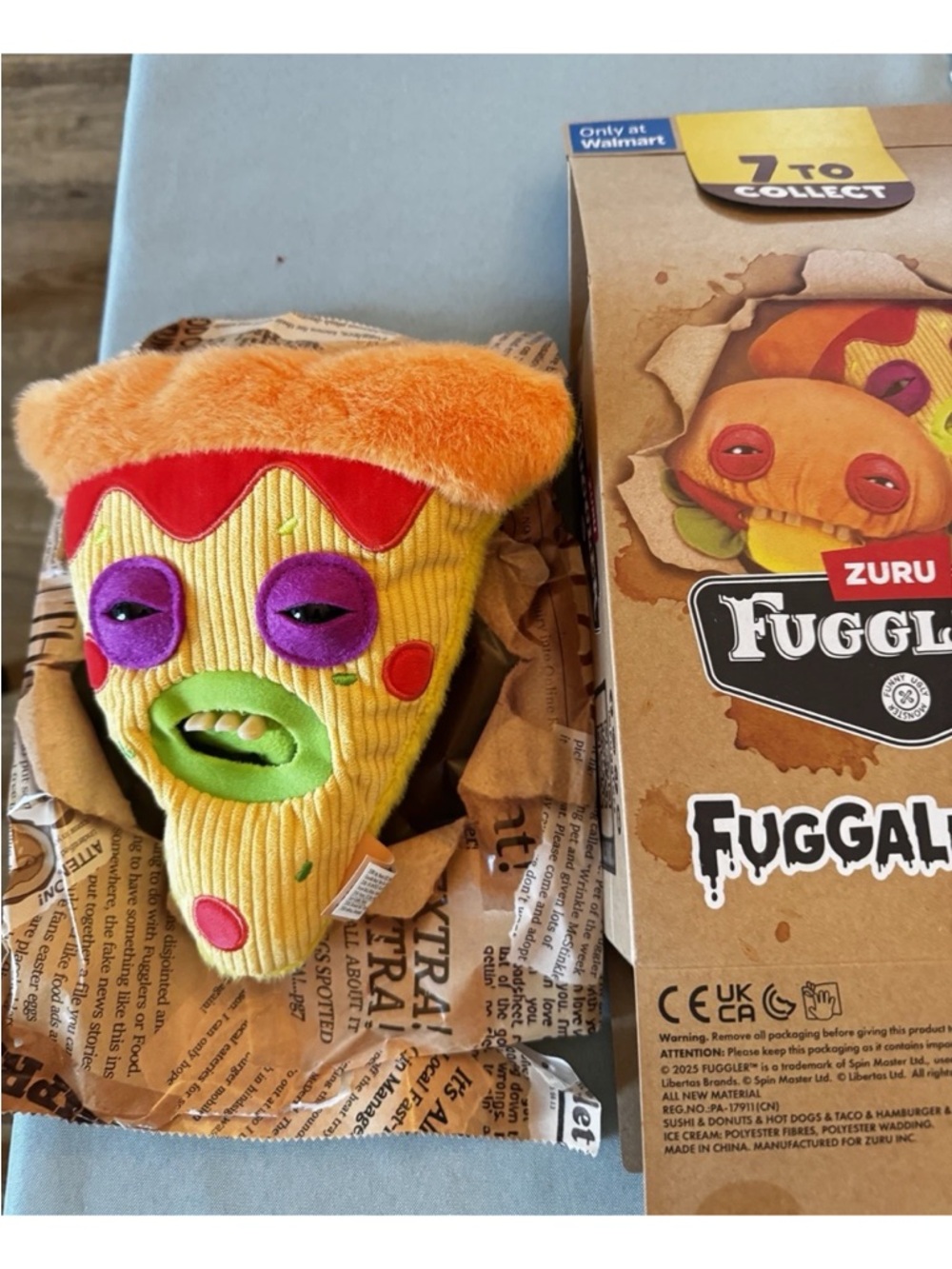New Fuggler Fuggalicious Pizza 9" Plush Walmart Exclusive Food Bag Spicy Slicey